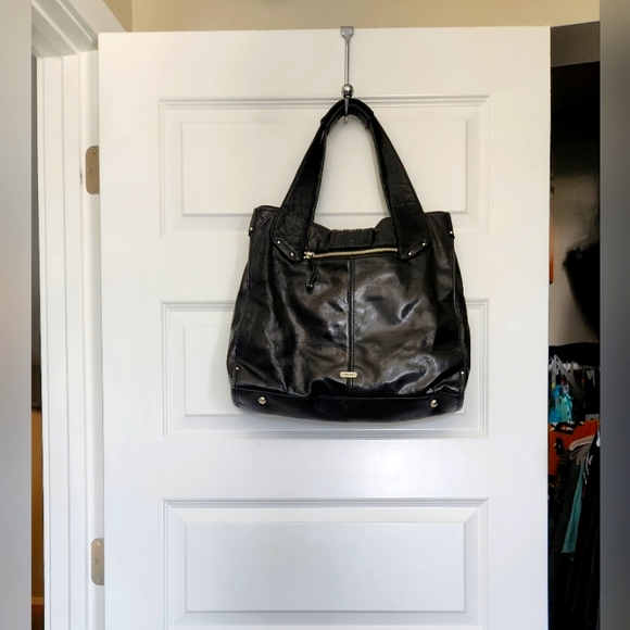 #P2 Perlina Genuine Leather Black Shoulder Bag - Picture 5 of 15